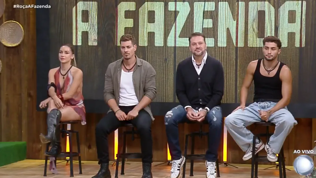 Babi, Sacha, Albert e Gui (Reprodução Record)