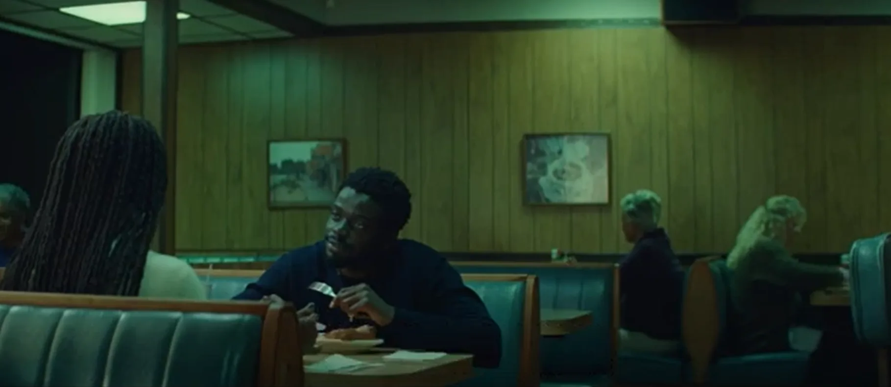 Queen e Slim no seu Supercine