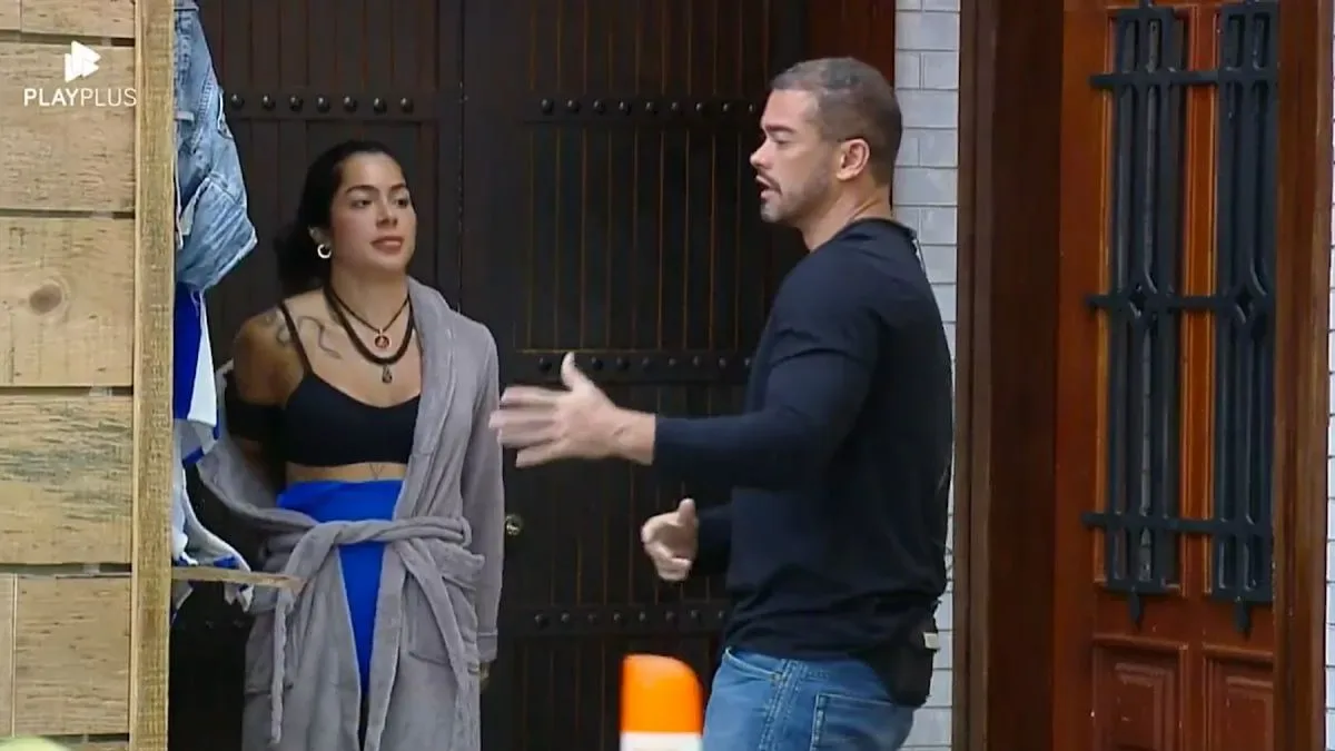 Luana Targino e Sidney Sampaio (foto reprodução Record)