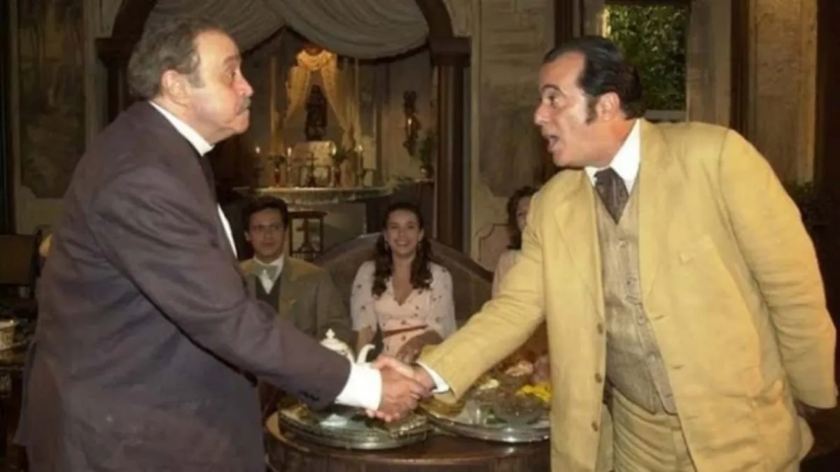 coronéis Justino (Mauro Mendonça) e Boanerges (Tony Ramos) (Foto divulgação Globo)
