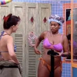 Vitória Strada e Thamiris (reprodução Globo)