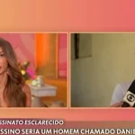 Patrícia Poeta e pai da vítima